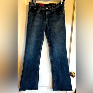 AG “Angel” denim.